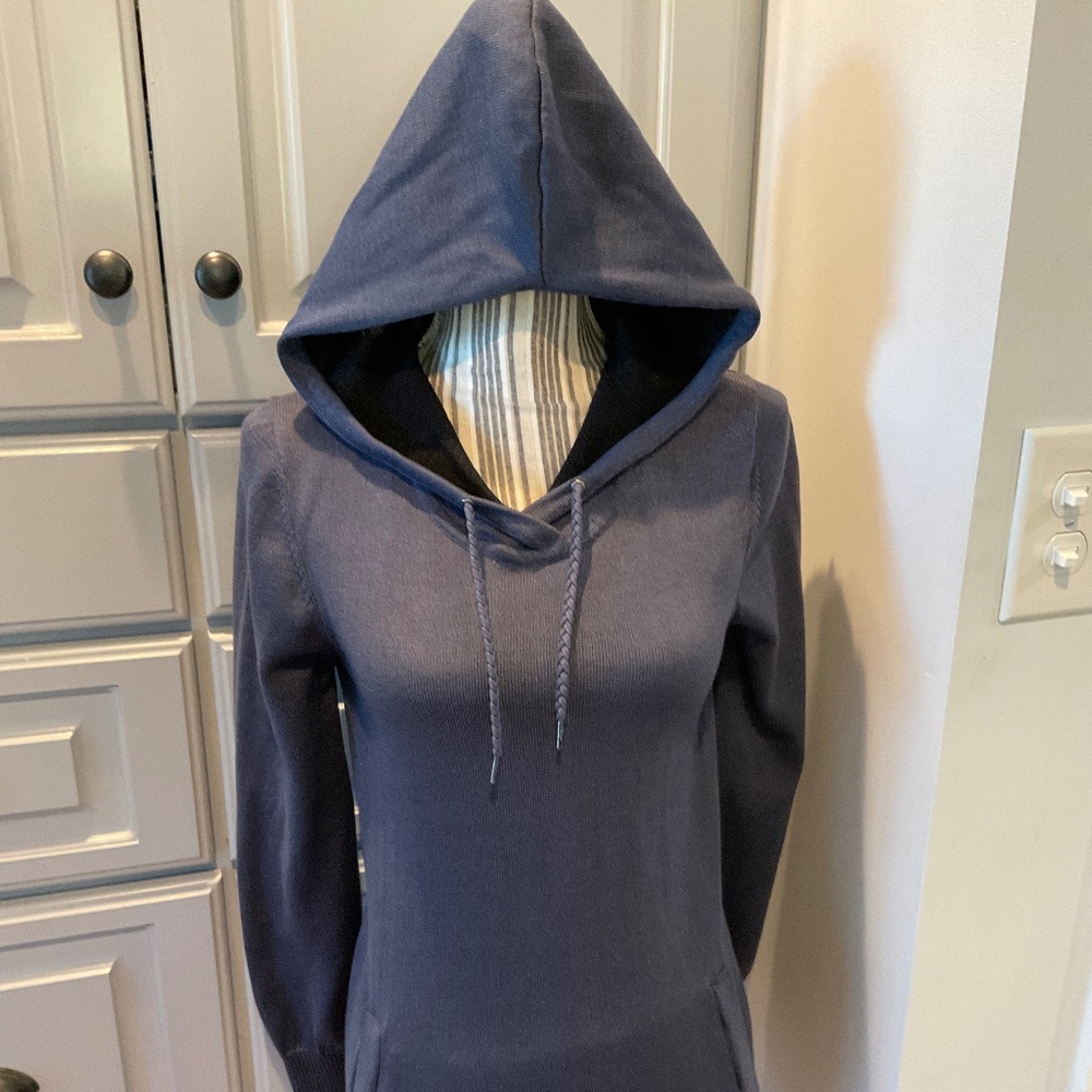 Exofficio Blue Knit Hoodie, Size XS